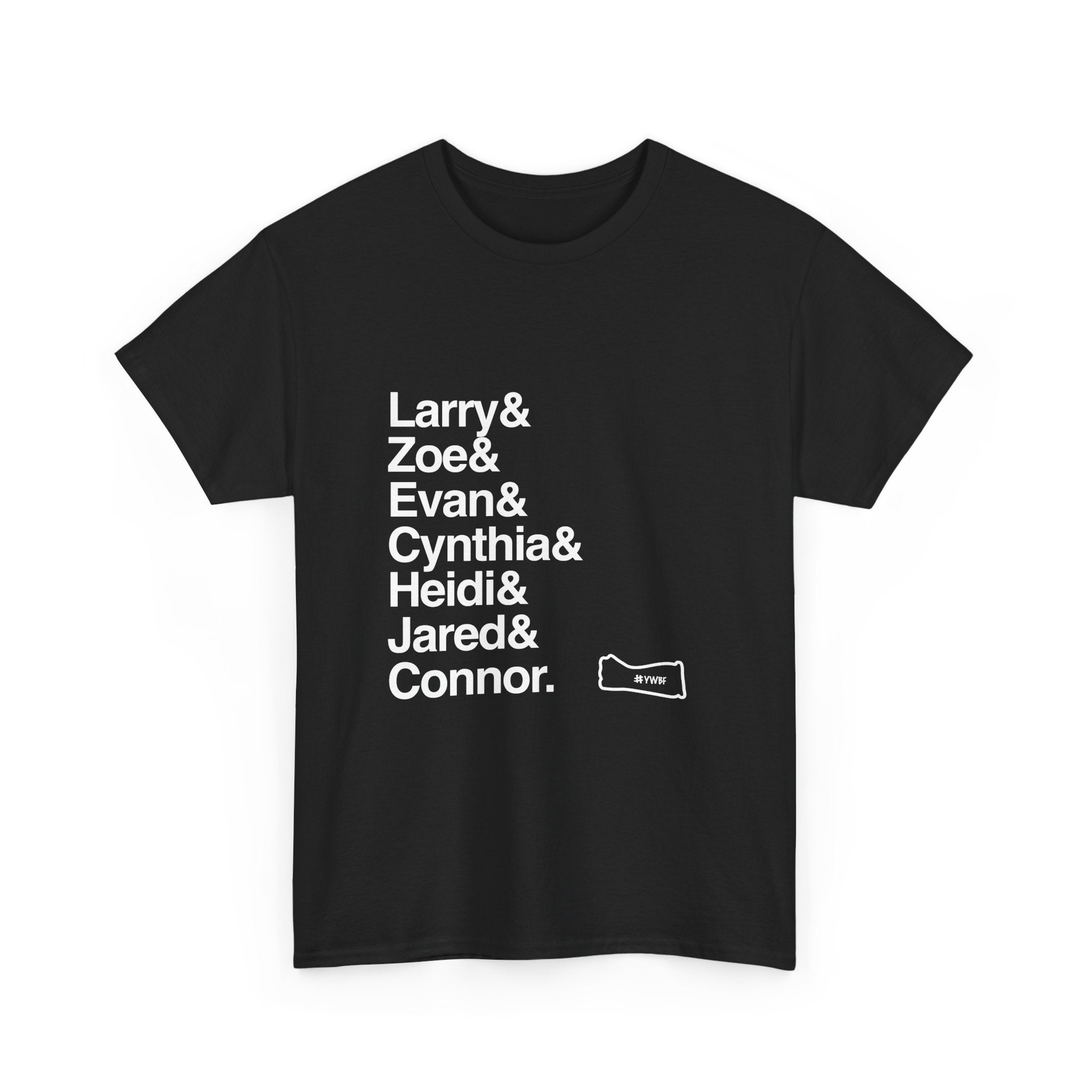 Dear Evan Hansen T-Shirt - Waving Through a Window Names List Tee | Evan Hansen, Connor Murphy, Broadway Musical Gift