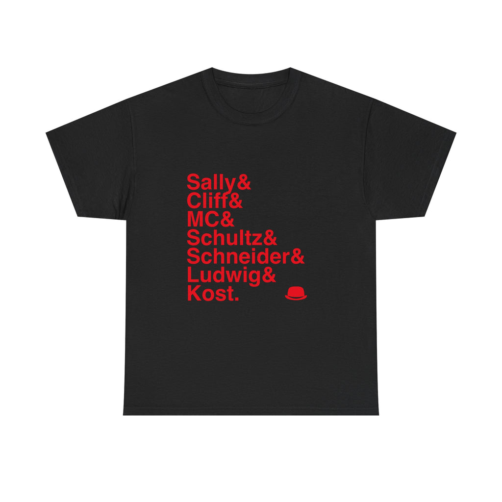 Cabaret T-Shirt - Sally Bowles, Emcee, Kit Kat Klub Names List Tee | Broadway Musical Gift, Wilkommen Fan