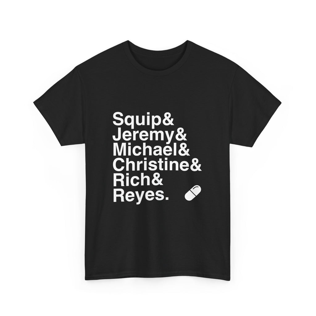 Be More Chill T-Shirt (BMC) - Names List Tee | Jeremy, Michael Mell, SQUIP, Broadway Musical Gift, Theatre Kid Apparel