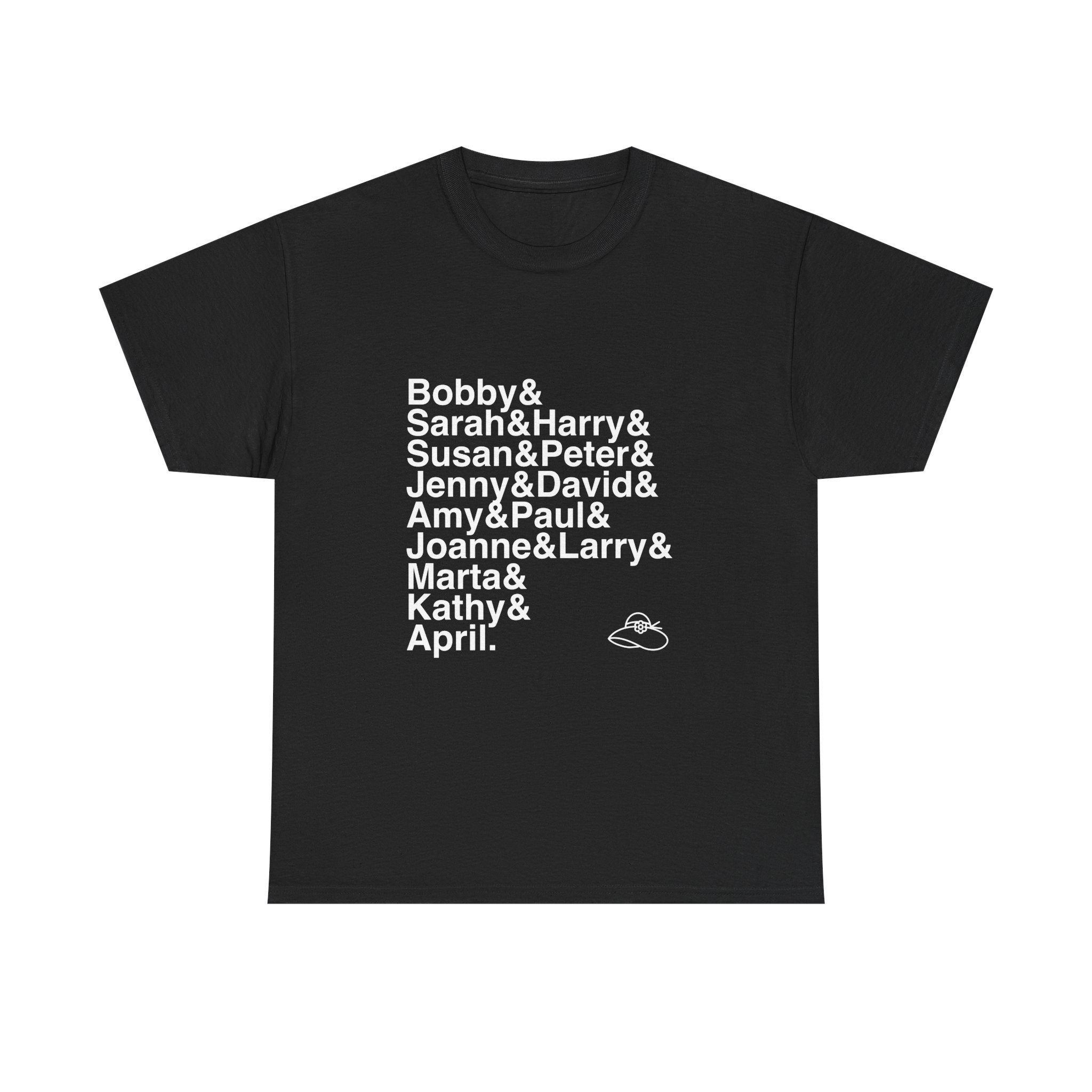Company T-Shirt - Bobby, Joanne Names List Tee | Being Alive, Sondheim Broadway Musical Gift, Theatre Fan