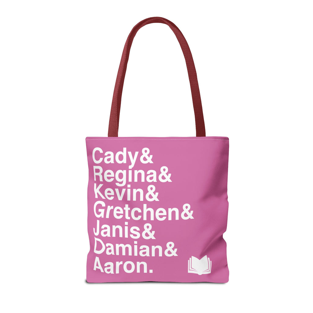 Mean Girls Tote Bag - The Plastics, Cady Heron Names List Bag | On Wednesdays We Wear Pink Broadway Musical Gift