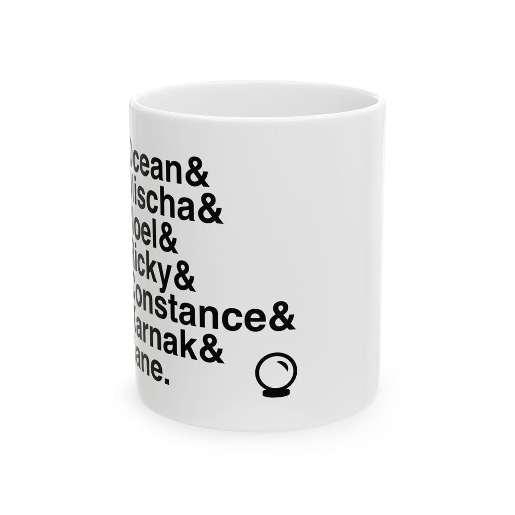 Ride the Cyclone Mug - Amazing Karnak, Ocean, Mischa Names List Coffee Mug | Cult Hit Musical Gift, 11oz/15oz