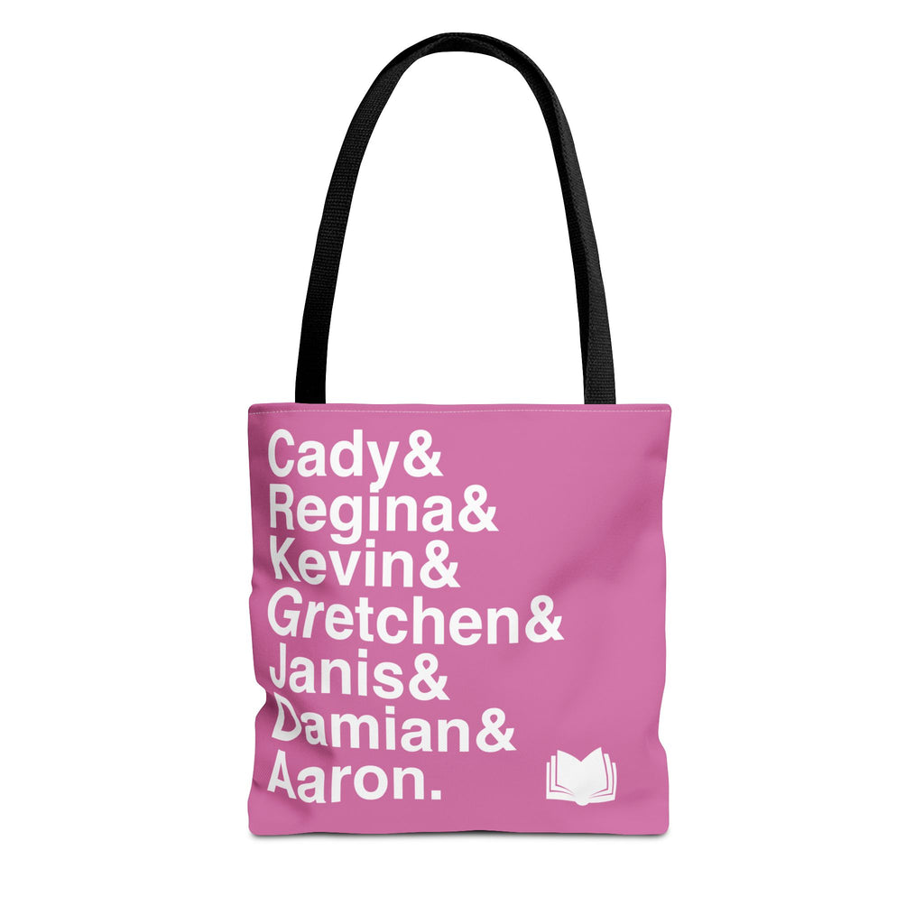 Mean Girls Tote Bag - The Plastics, Cady Heron Names List Bag | On Wednesdays We Wear Pink Broadway Musical Gift