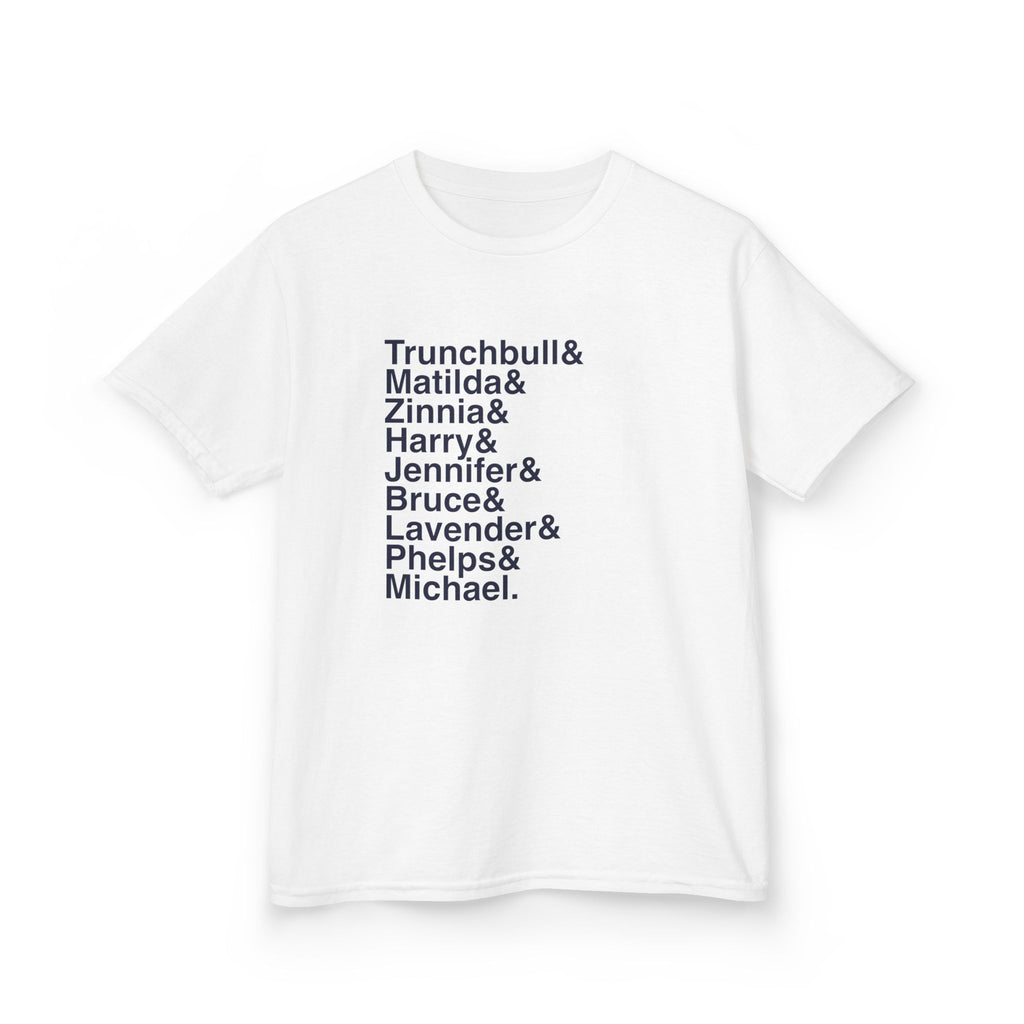 KIDS Matilda T-Shirt - Miss Honey, Miss Trunchbull Names List Tee | Naughty Roald Dahl Broadway Musical Gift, Theatre Kid