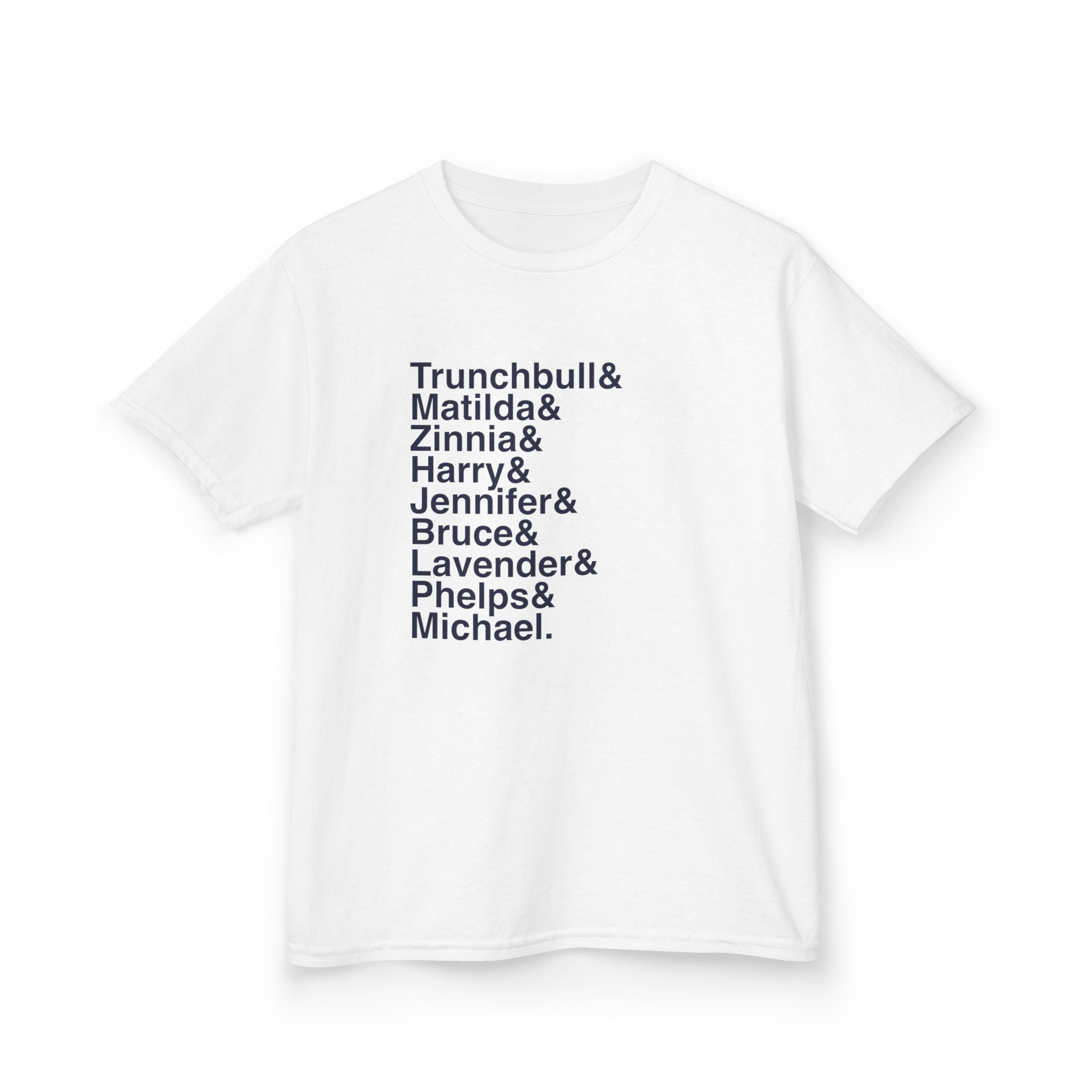 KIDS Matilda T-Shirt - Miss Honey, Miss Trunchbull Names List Tee | Naughty Roald Dahl Broadway Musical Gift, Theatre Kid