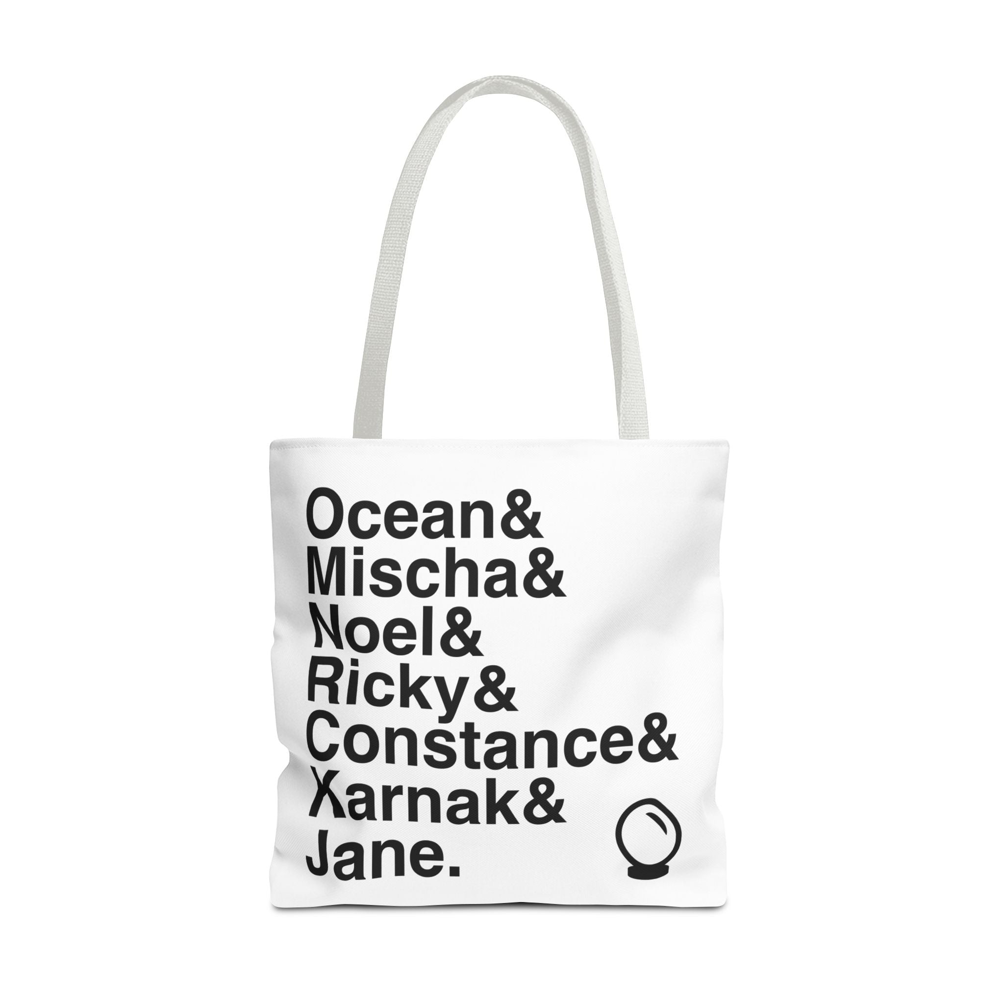 Ride the Cyclone Tote Bag - Ocean, Mischa Names List Bag | The Amazing Karnak Broadway Cult Hit Musical Gift