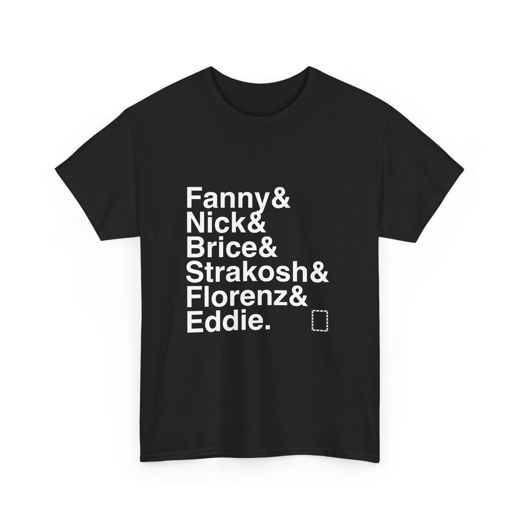 Funny Girl T-Shirt - Fanny Brice, Nick Arnstein Names List Tee | Don't Rain on My Parade Broadway Musical Gift