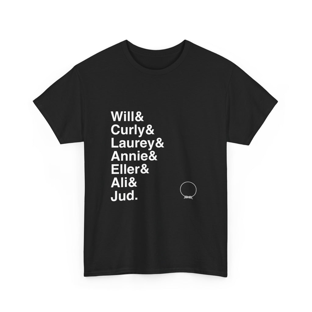 Oklahoma! T-Shirt - Curly, Laurey Names List Tee | Rodgers & Hammerstein Musical Gift, Beautiful Mornin' Fan