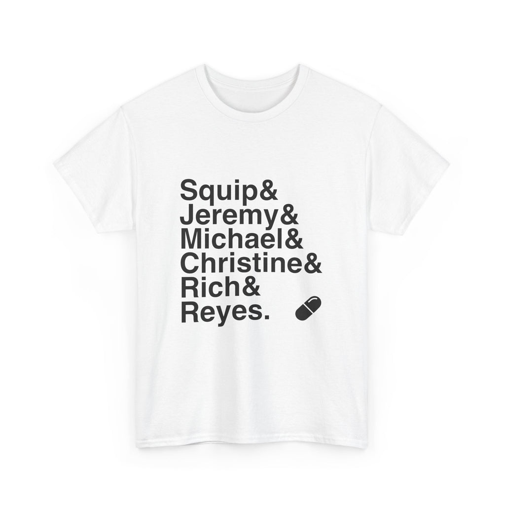 Be More Chill T-Shirt (BMC) - Names List Tee | Jeremy, Michael Mell, SQUIP, Broadway Musical Gift, Theatre Kid Apparel