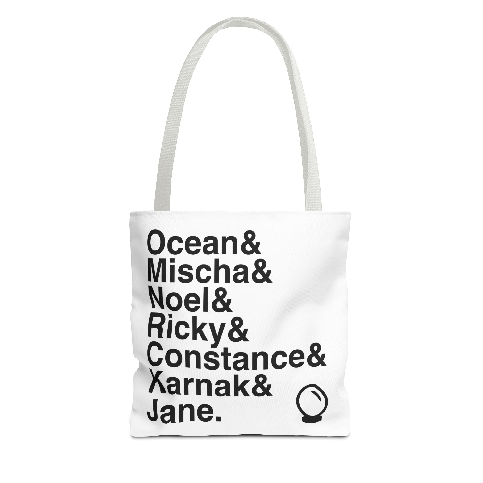 Ride the Cyclone Tote Bag - Ocean, Mischa Names List Bag | The Amazing Karnak Broadway Cult Hit Musical Gift