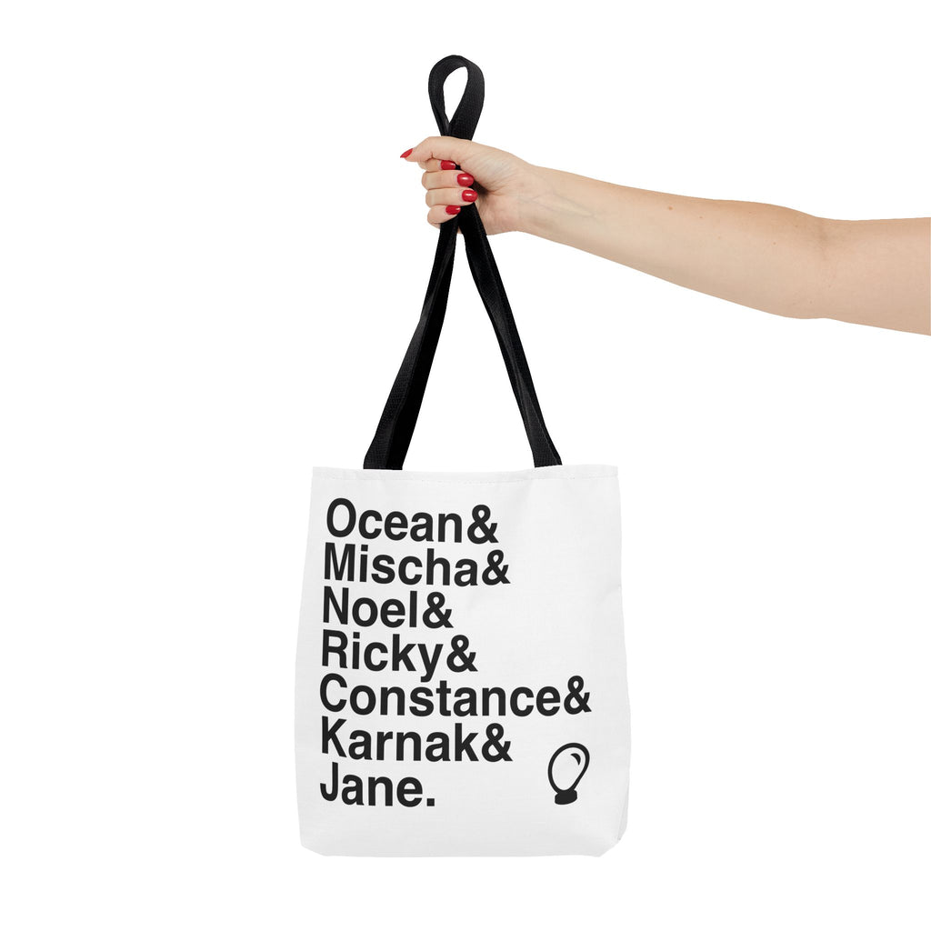 Ride the Cyclone Tote Bag - Ocean, Mischa Names List Bag | The Amazing Karnak Broadway Cult Hit Musical Gift