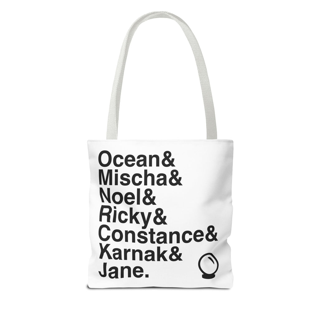 Ride the Cyclone Tote Bag - Ocean, Mischa Names List Bag | The Amazing Karnak Broadway Cult Hit Musical Gift