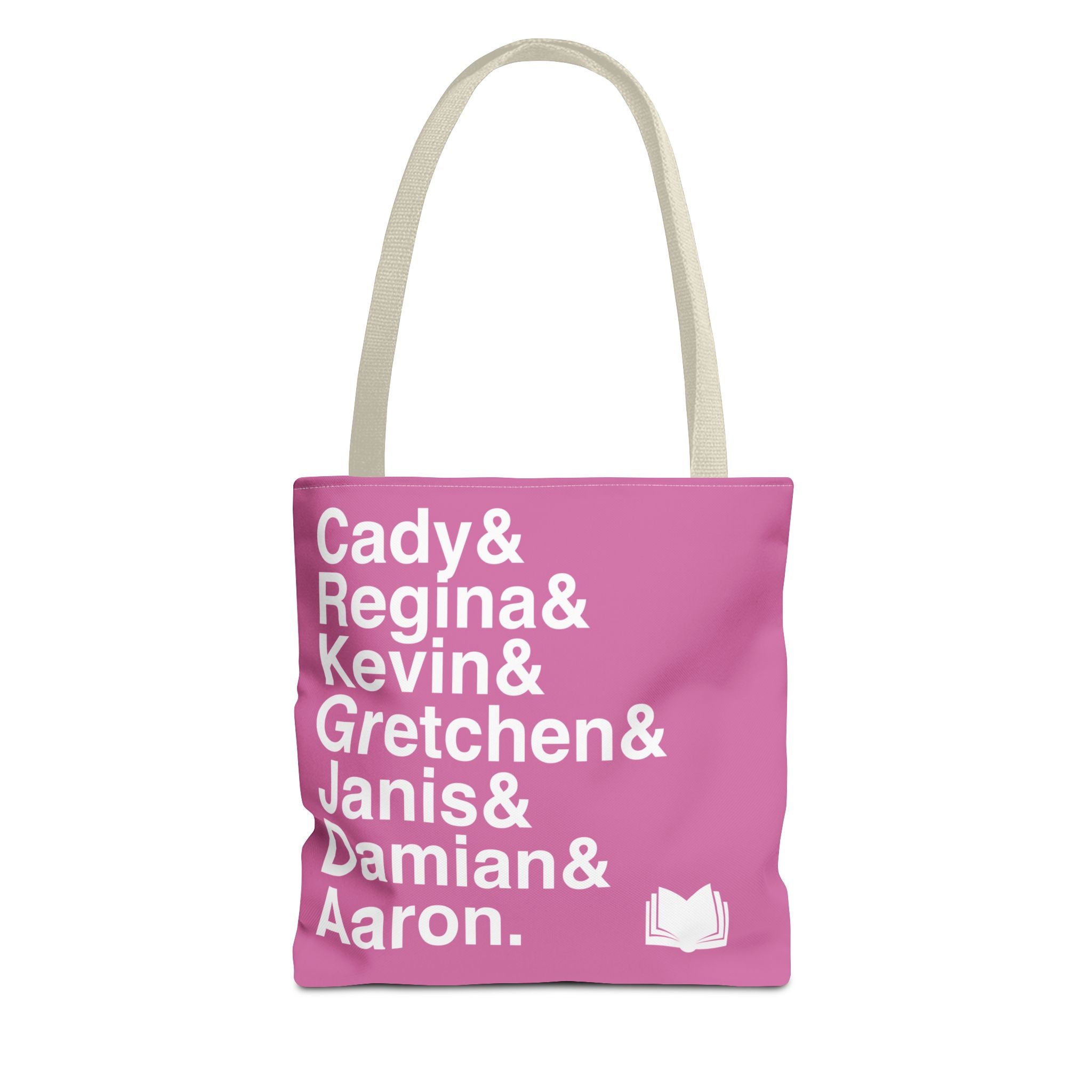 Mean Girls Tote Bag - The Plastics, Cady Heron Names List Bag | On Wednesdays We Wear Pink Broadway Musical Gift
