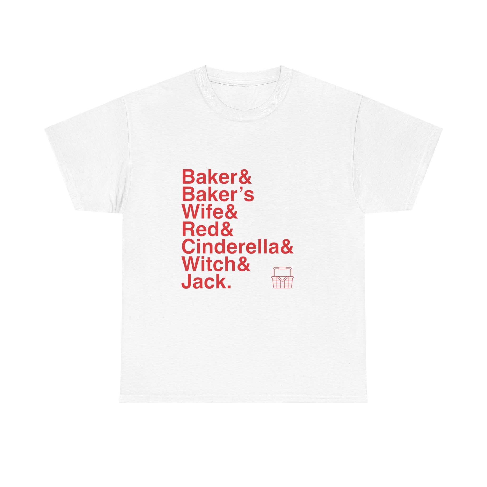Into the Woods T-Shirt - Sondheim Names List Tee | Baker, Cinderella, Little Red, Broadway Musical Gift, No One Is Alone