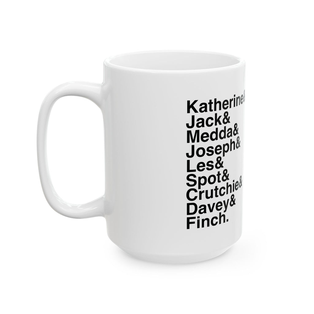 Newsies Mug - Jack Kelly, Seize the Day Names List Coffee Mug | Disney Broadway Musical Gift, 11oz/15oz