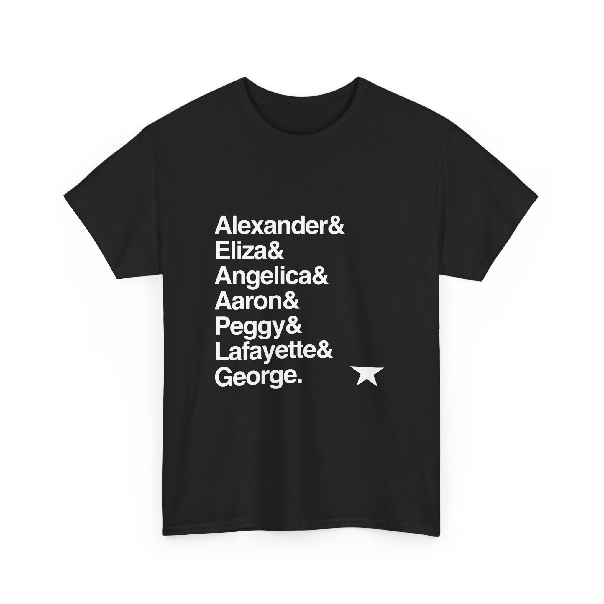 Hamilton T-Shirt - Alexander Hamilton, My Shot Names List Tee | Lin-Manuel Miranda Broadway Musical Gift, History Fan
