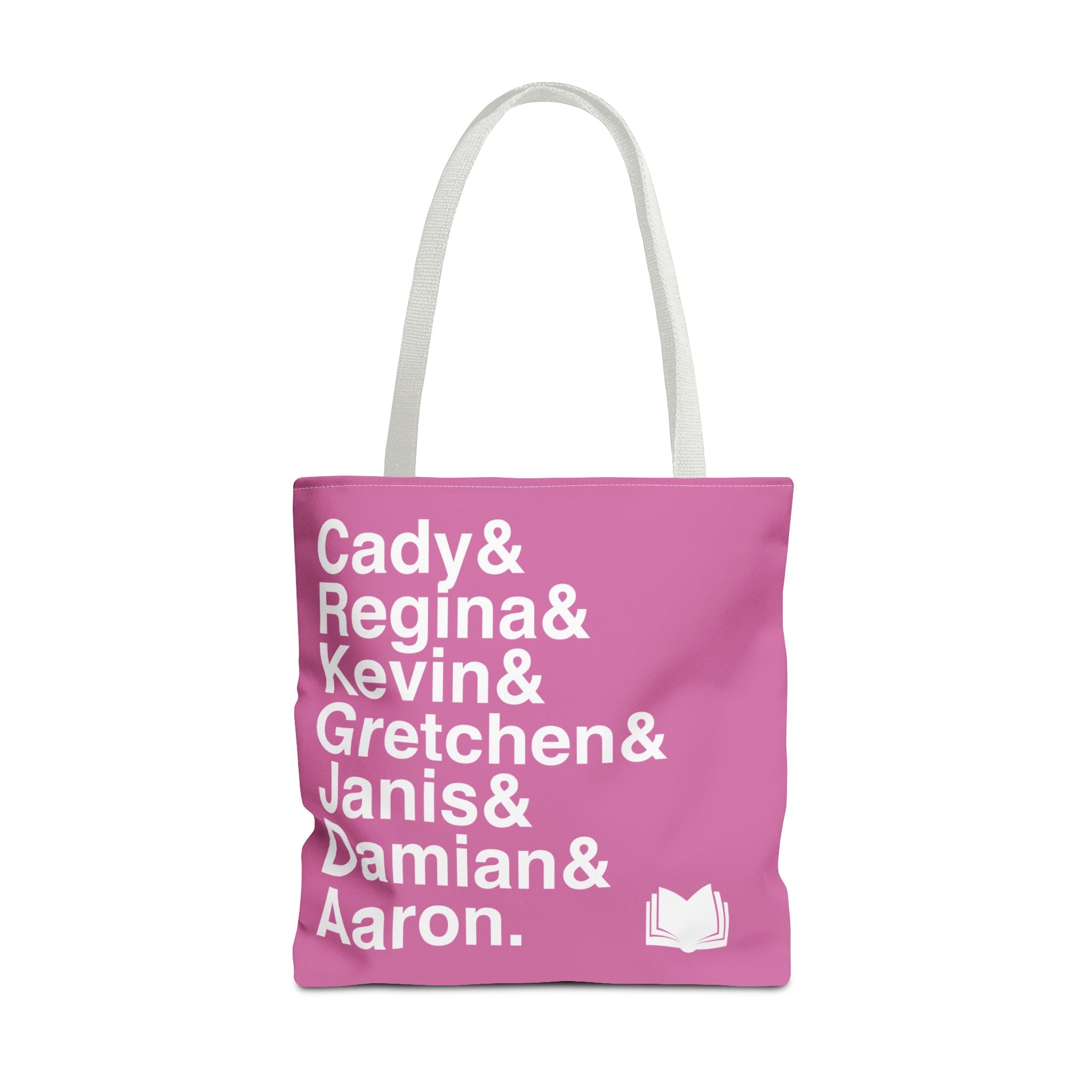 Mean Girls Tote Bag - The Plastics, Cady Heron Names List Bag | On Wednesdays We Wear Pink Broadway Musical Gift