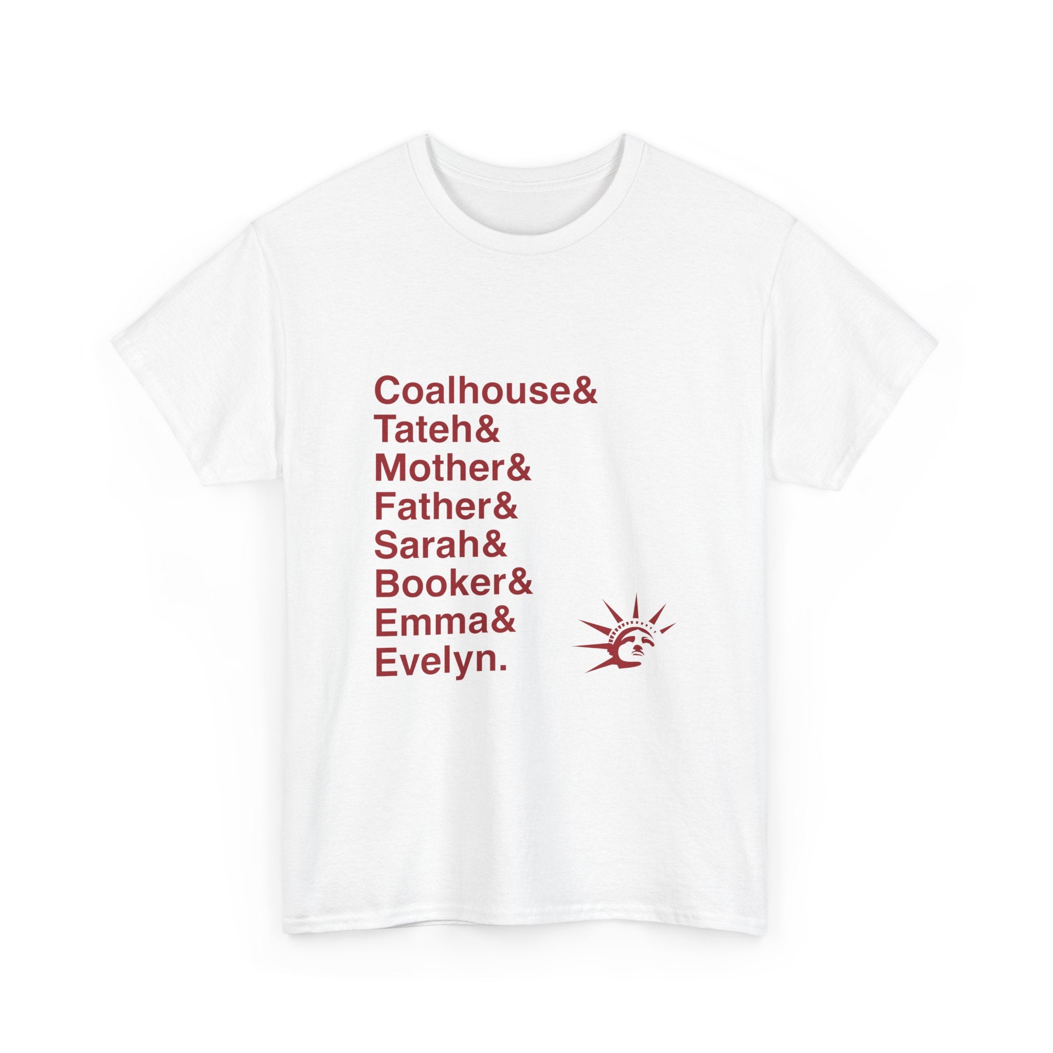 Ragtime T-Shirt - Coalhouse Walker Jr, Sarah Names List Tee | Tony Winner Broadway Musical Gift, History Fan