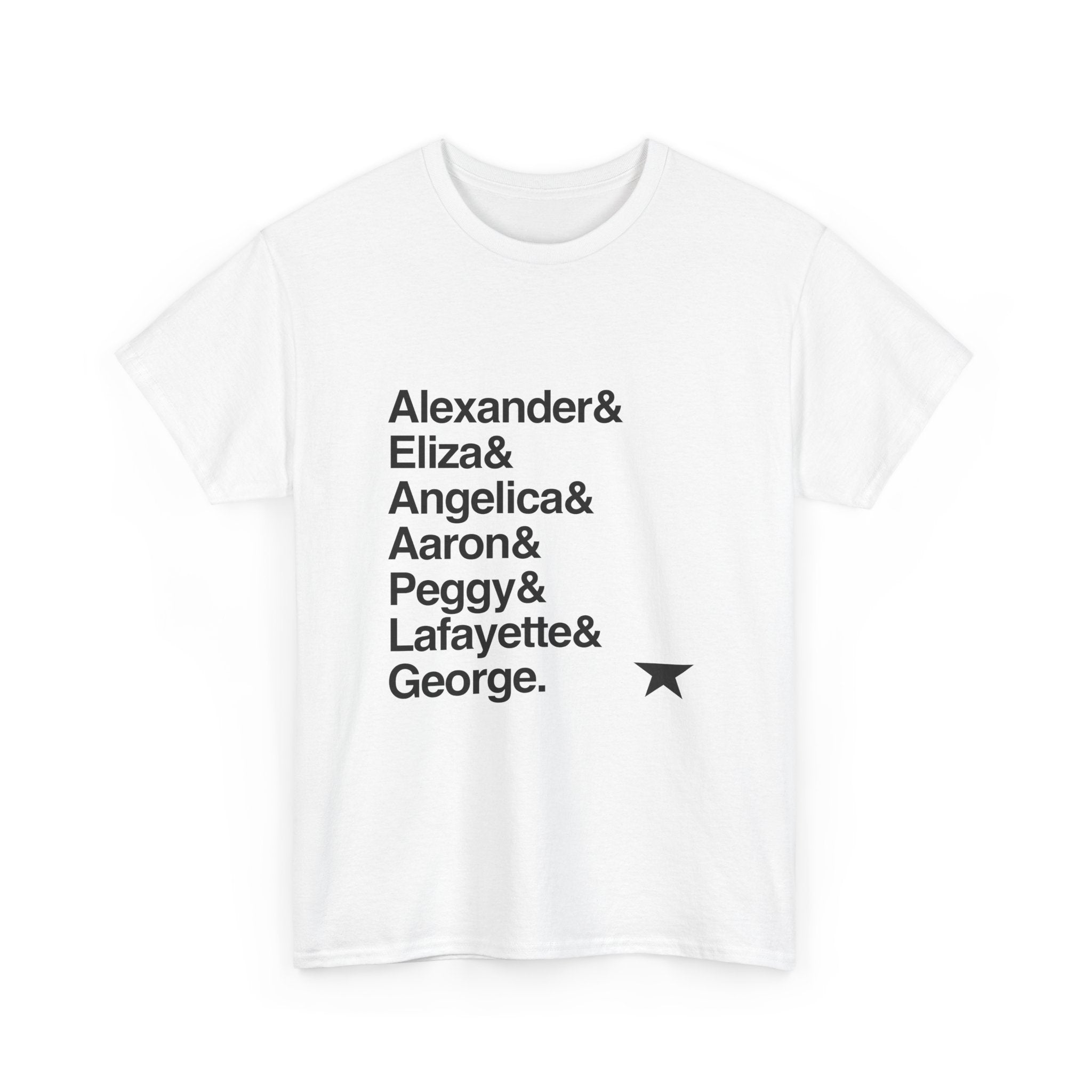 Hamilton T-Shirt - Alexander Hamilton, My Shot Names List Tee | Lin-Manuel Miranda Broadway Musical Gift, History Fan