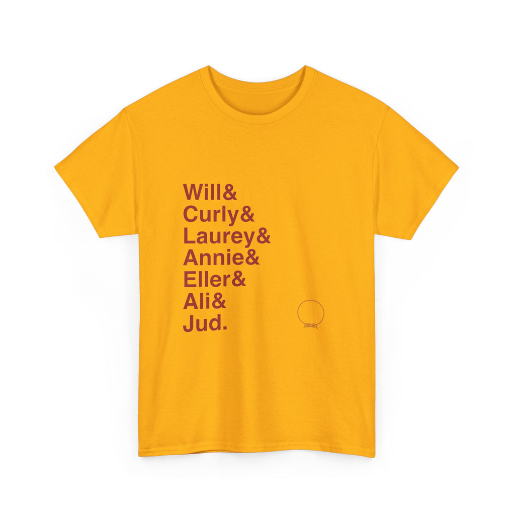 Oklahoma! T-Shirt - Curly, Laurey Names List Tee | Rodgers & Hammerstein Musical Gift, Beautiful Mornin' Fan