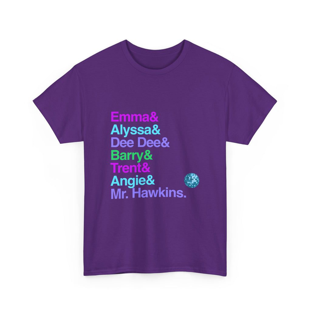 The Prom T-Shirt - Emma, Dee Dee Allen Names List Tee | Zazz Broadway Musical Gift, LGBTQ Fan Apparel