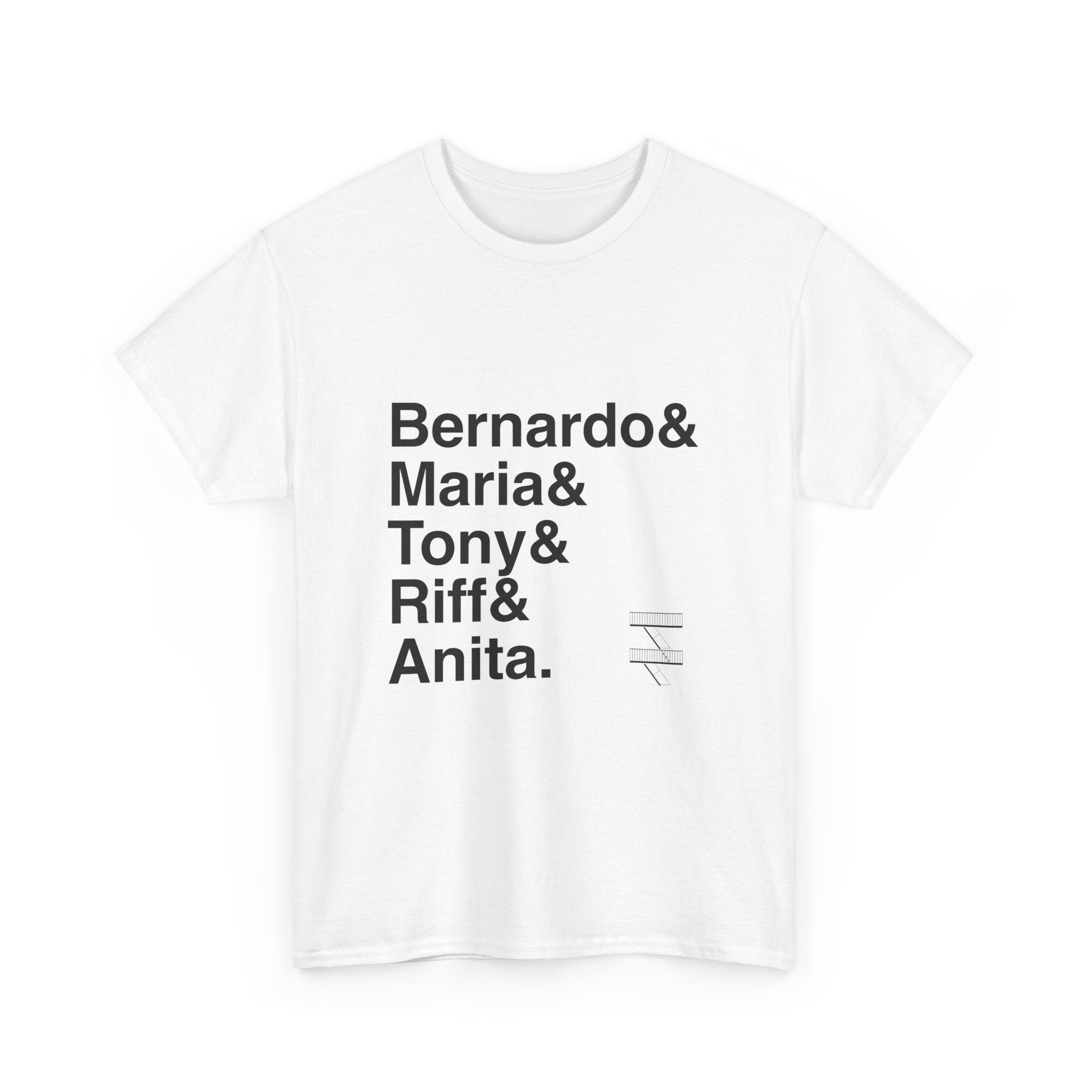 West Side Story T-Shirt - Tony, Maria, Jets, Sharks Names List Tee | Tonight, Broadway Musical Gift, Classic Theatre Fan