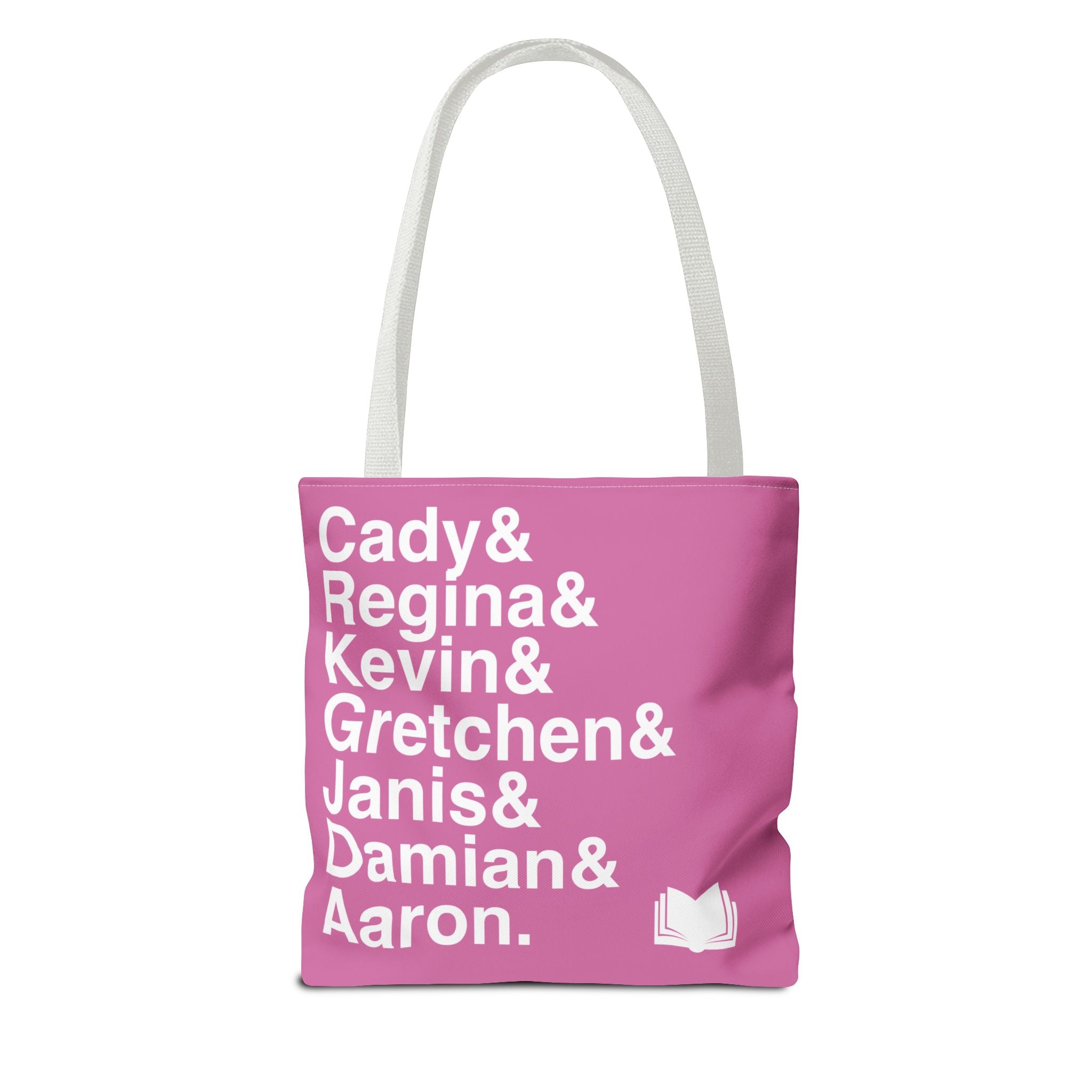 Mean Girls Tote Bag - The Plastics, Cady Heron Names List Bag | On Wednesdays We Wear Pink Broadway Musical Gift