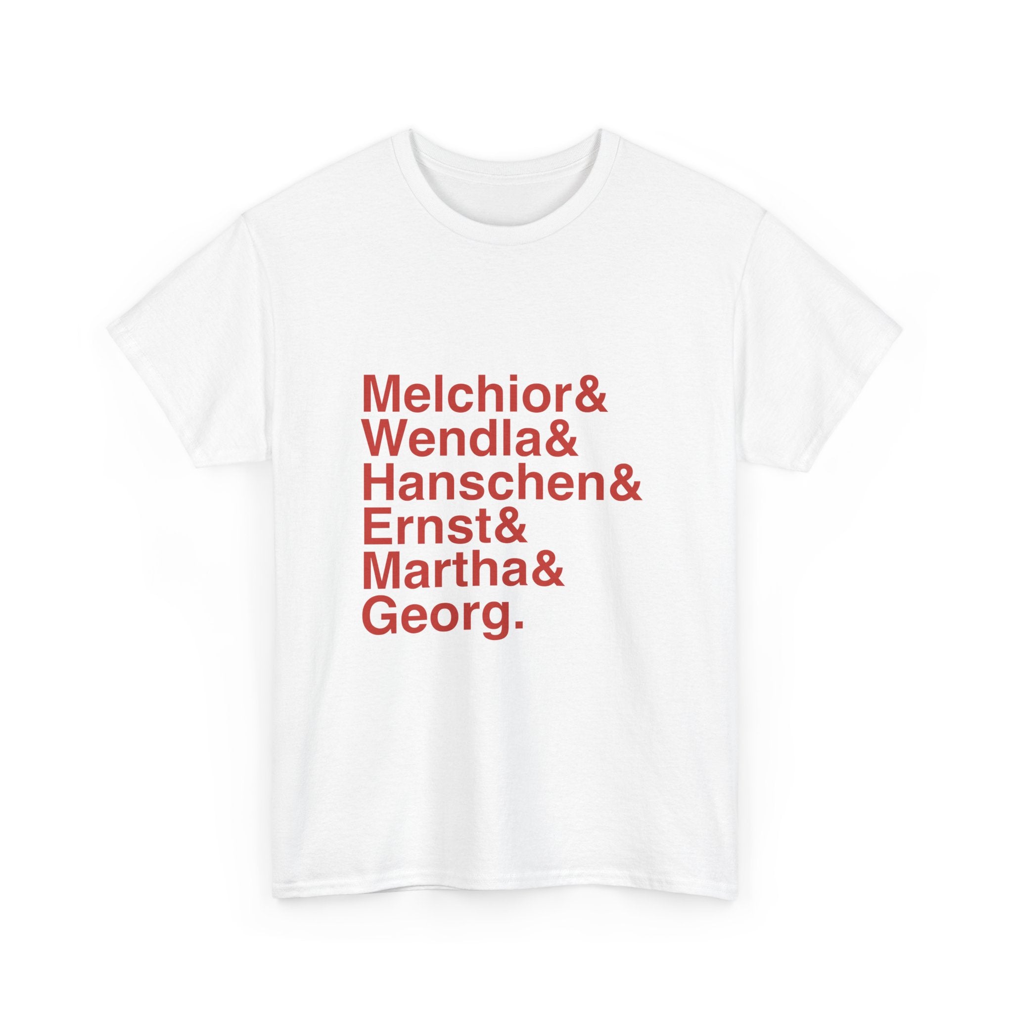 Spring Awakening T-Shirt - Melchior, Wendla Names List Tee | Rock Musical Broadway Gift, Totally Fed Fan Apparel*
