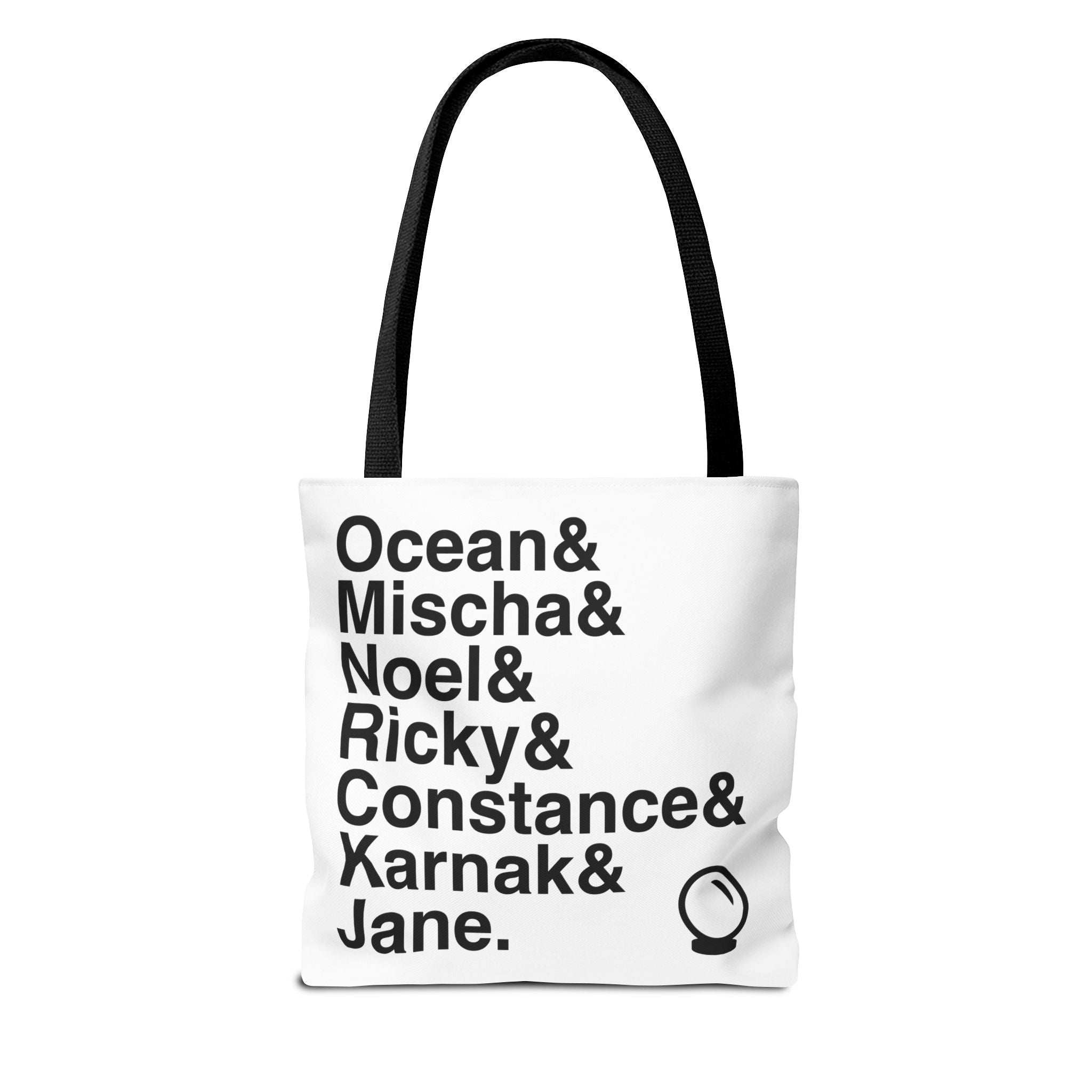 Ride the Cyclone Tote Bag - Ocean, Mischa Names List Bag | The Amazing Karnak Broadway Cult Hit Musical Gift