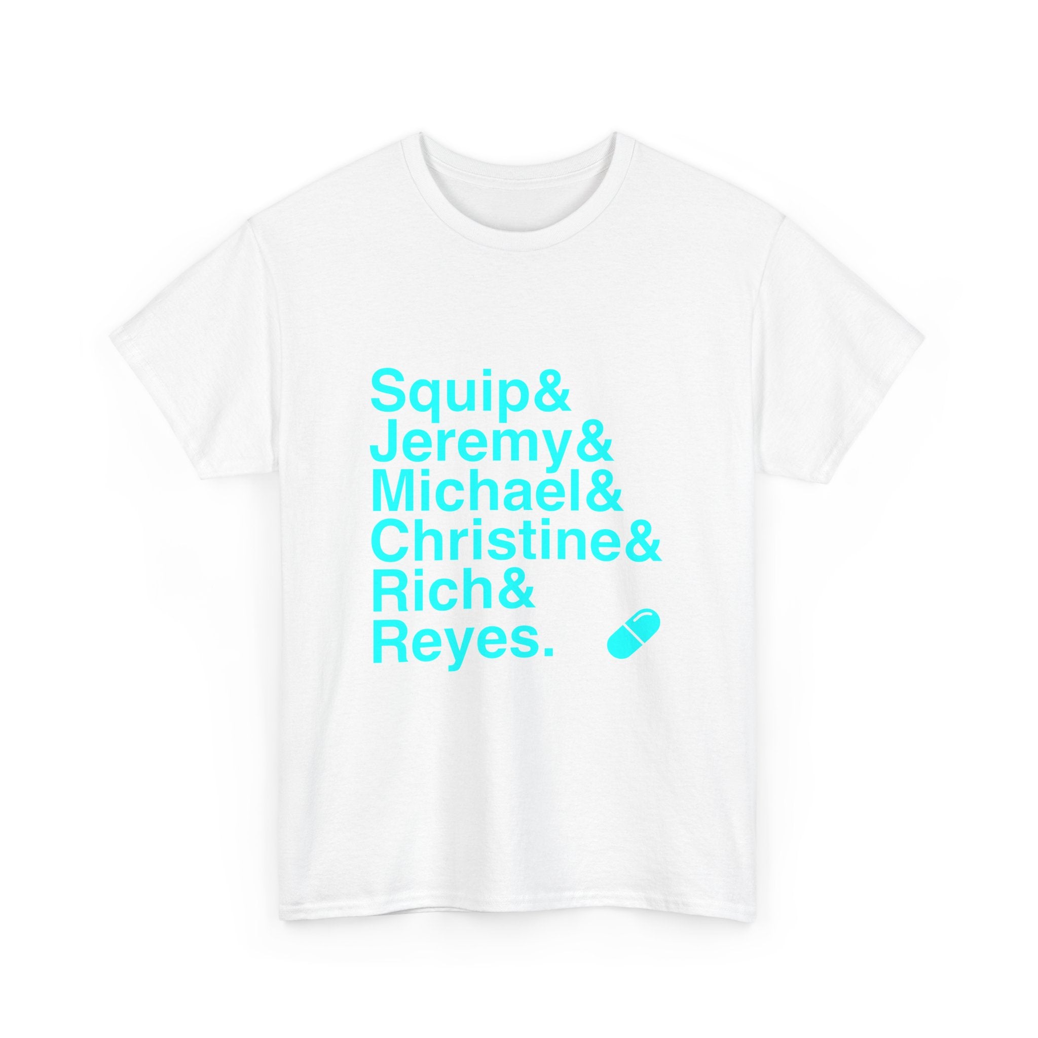 Be More Chill T-Shirt (BMC) - Names List Tee | Jeremy, Michael Mell, SQUIP, Broadway Musical Gift, Theatre Kid Apparel