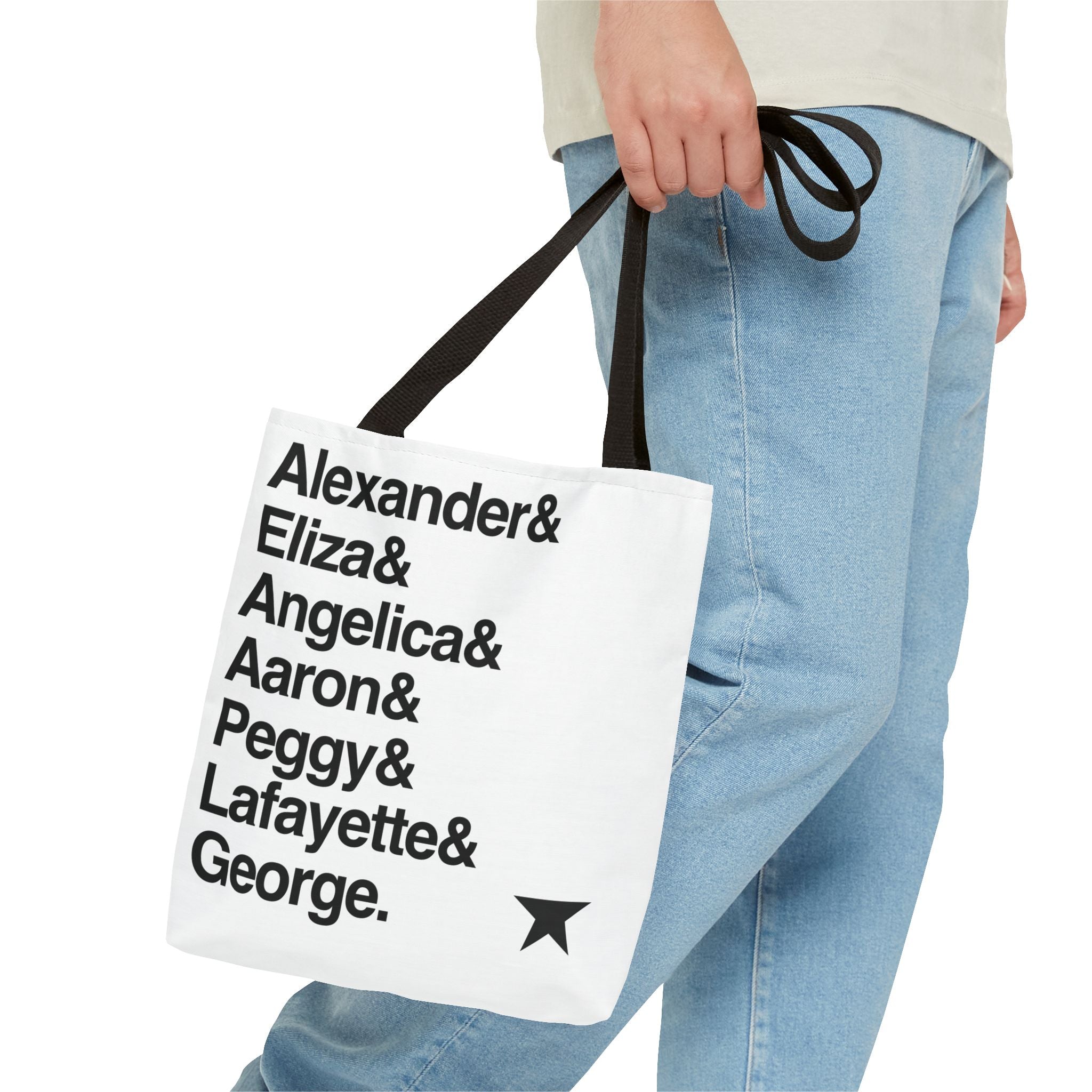 Hamilton Tote Bag - Alexander Hamilton, My Shot Names List Bag | Lin-Manuel Miranda Broadway Musical Gift, History Fan
