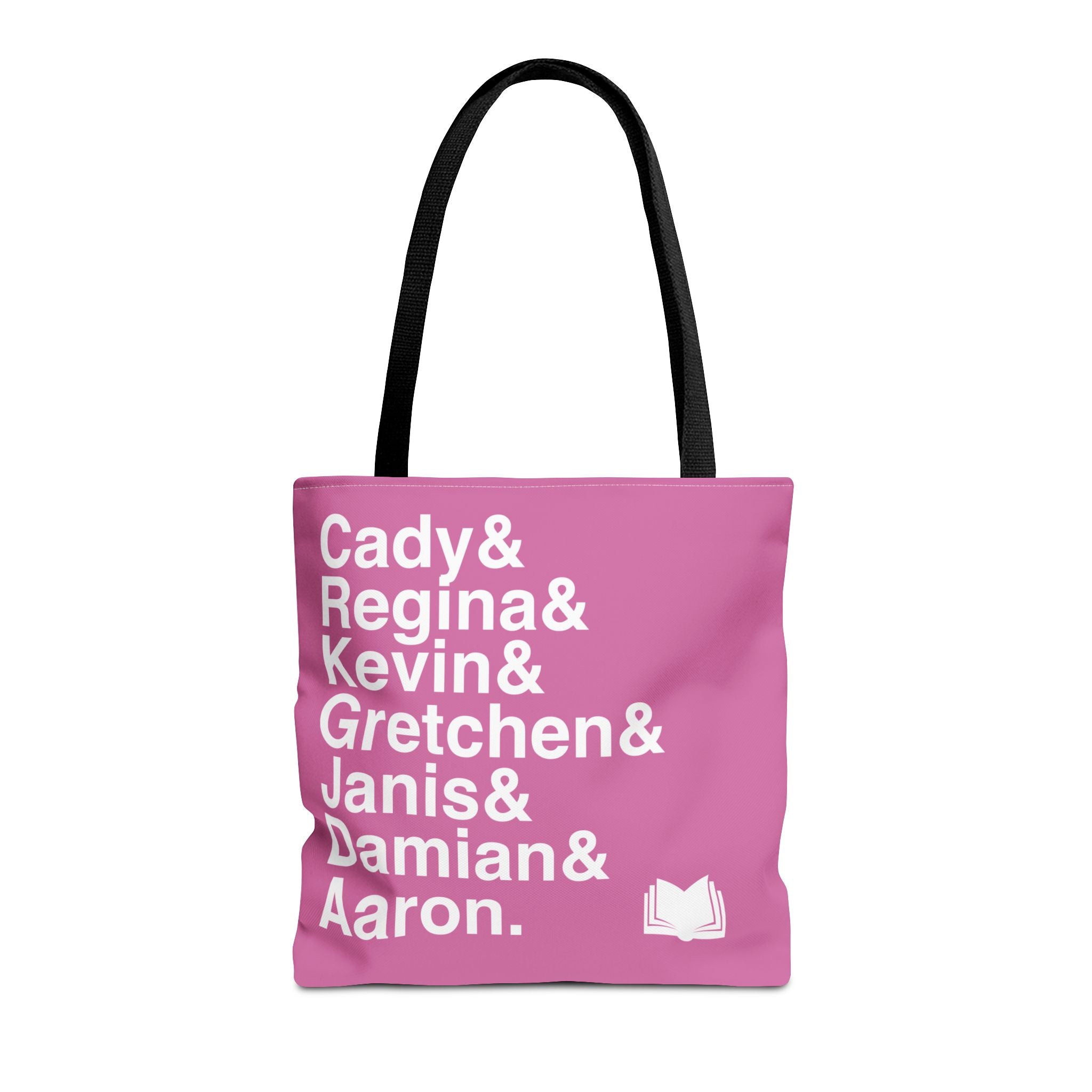 Mean Girls Tote Bag - The Plastics, Cady Heron Names List Bag | On Wednesdays We Wear Pink Broadway Musical Gift