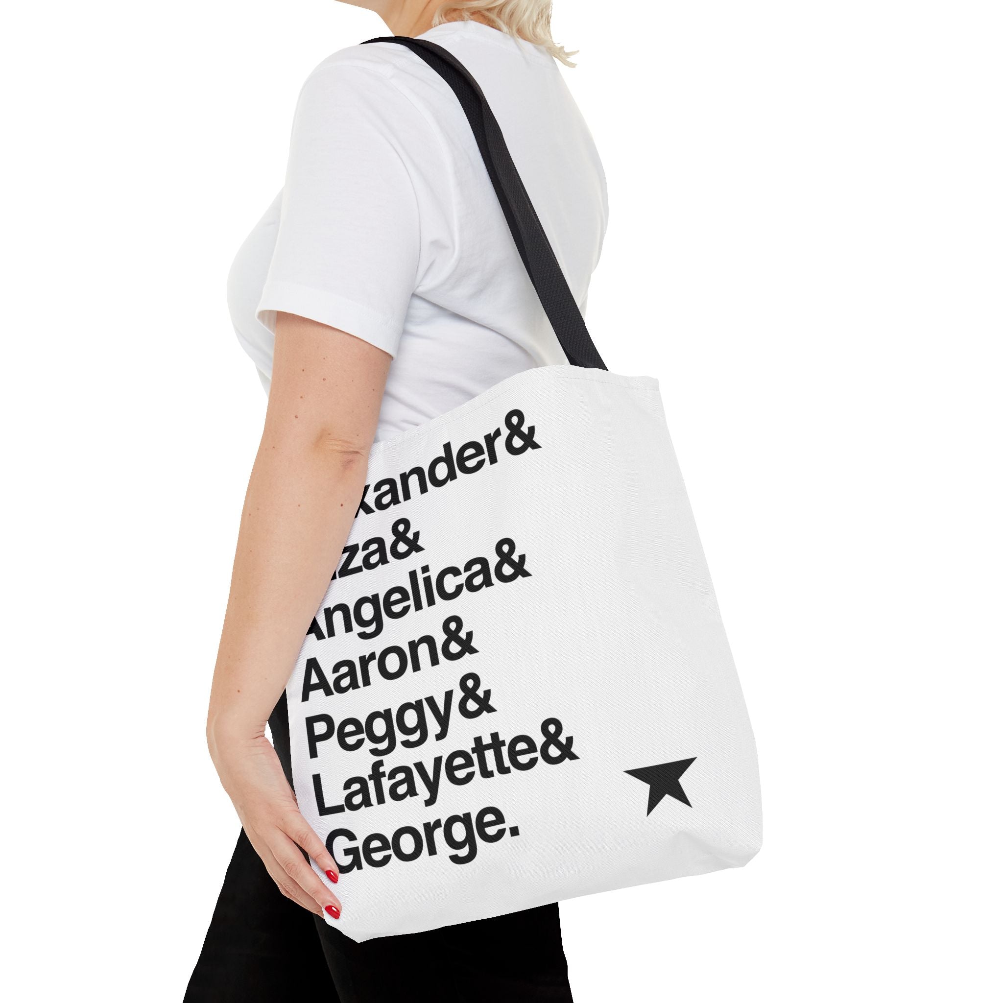 Hamilton Tote Bag - Alexander Hamilton, My Shot Names List Bag | Lin-Manuel Miranda Broadway Musical Gift, History Fan
