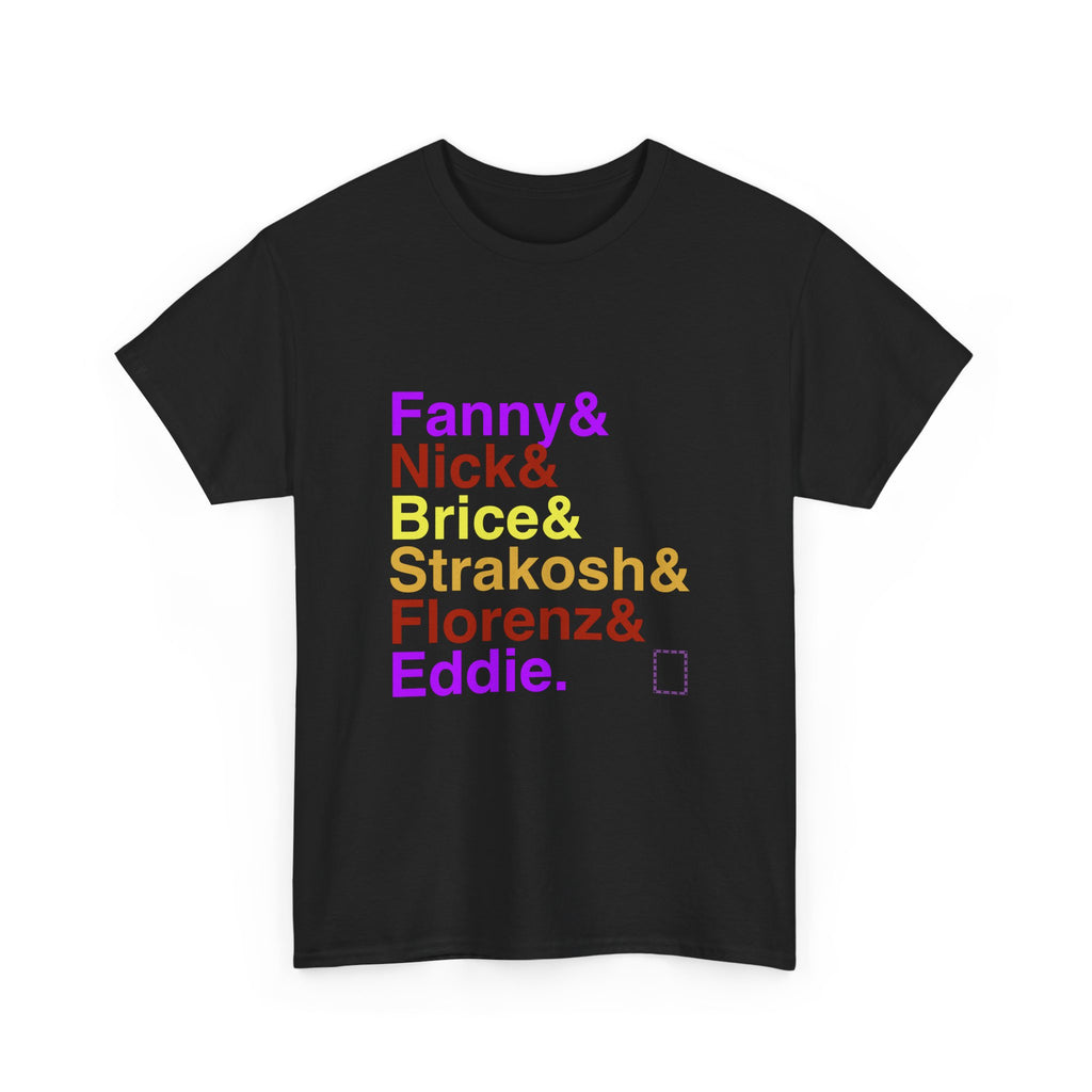 Funny Girl T-Shirt - Fanny Brice, Nick Arnstein Names List Tee | Don't Rain on My Parade Broadway Musical Gift