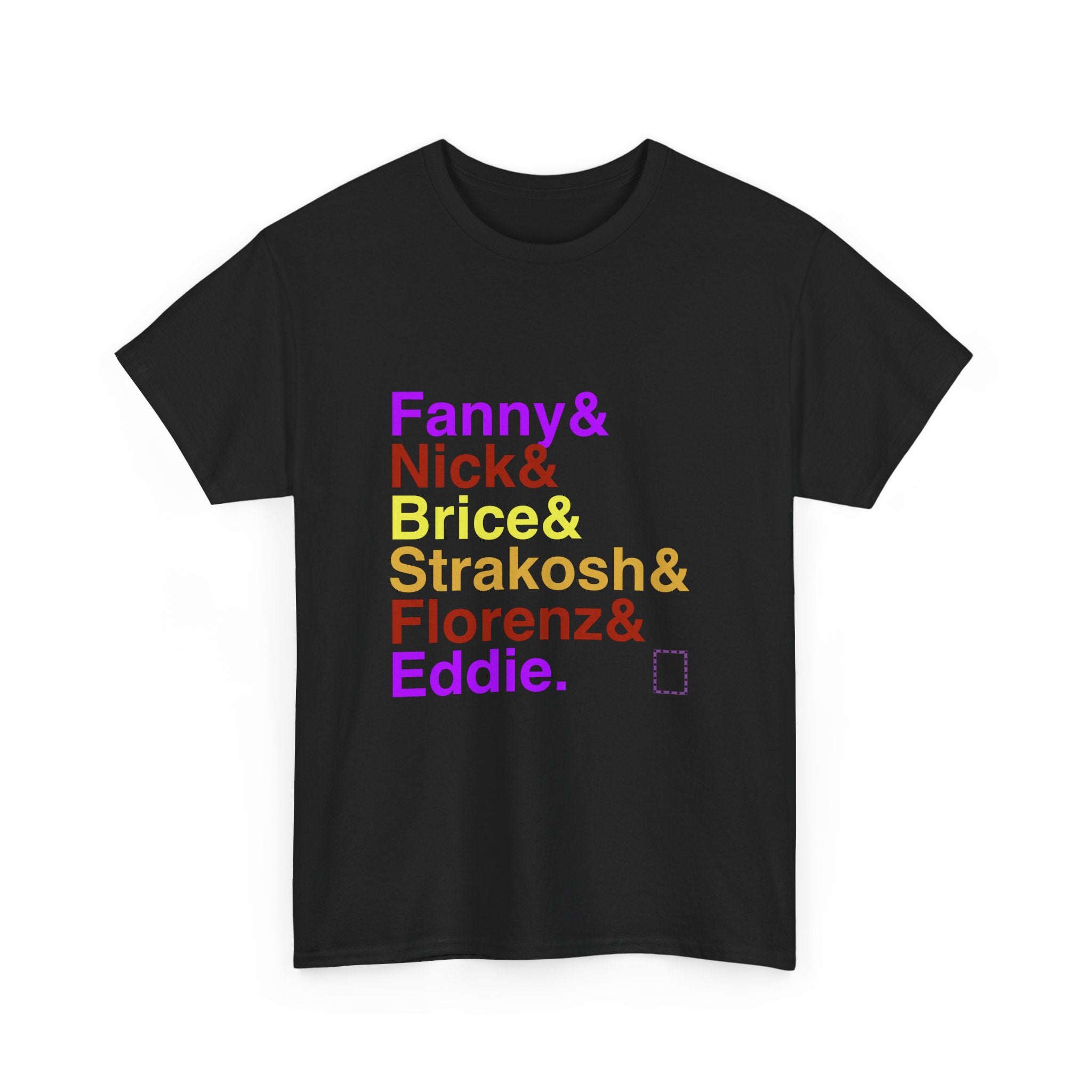 Funny Girl T-Shirt - Fanny Brice, Nick Arnstein Names List Tee | Don't Rain on My Parade Broadway Musical Gift