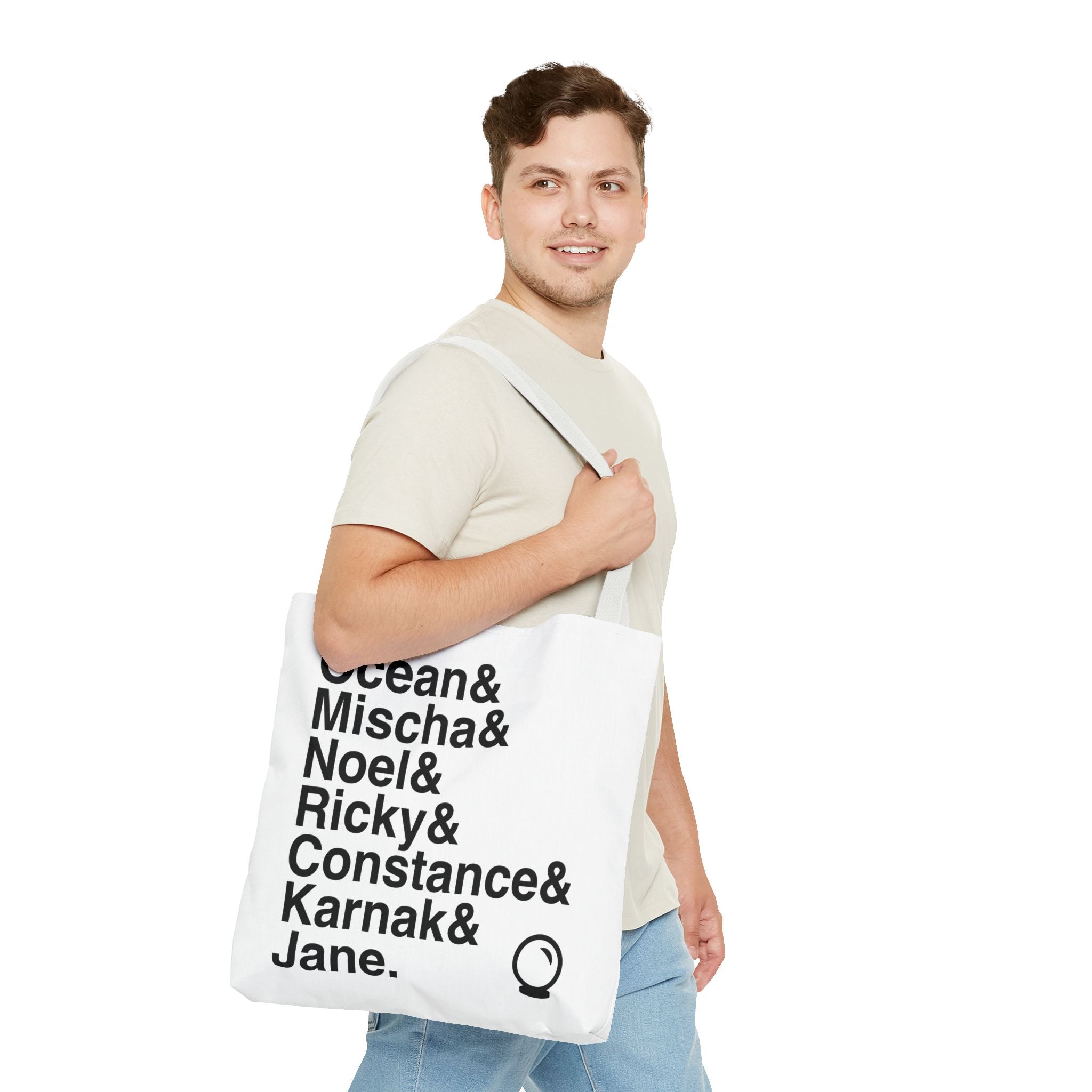 Ride the Cyclone Tote Bag - Ocean, Mischa Names List Bag | The Amazing Karnak Broadway Cult Hit Musical Gift