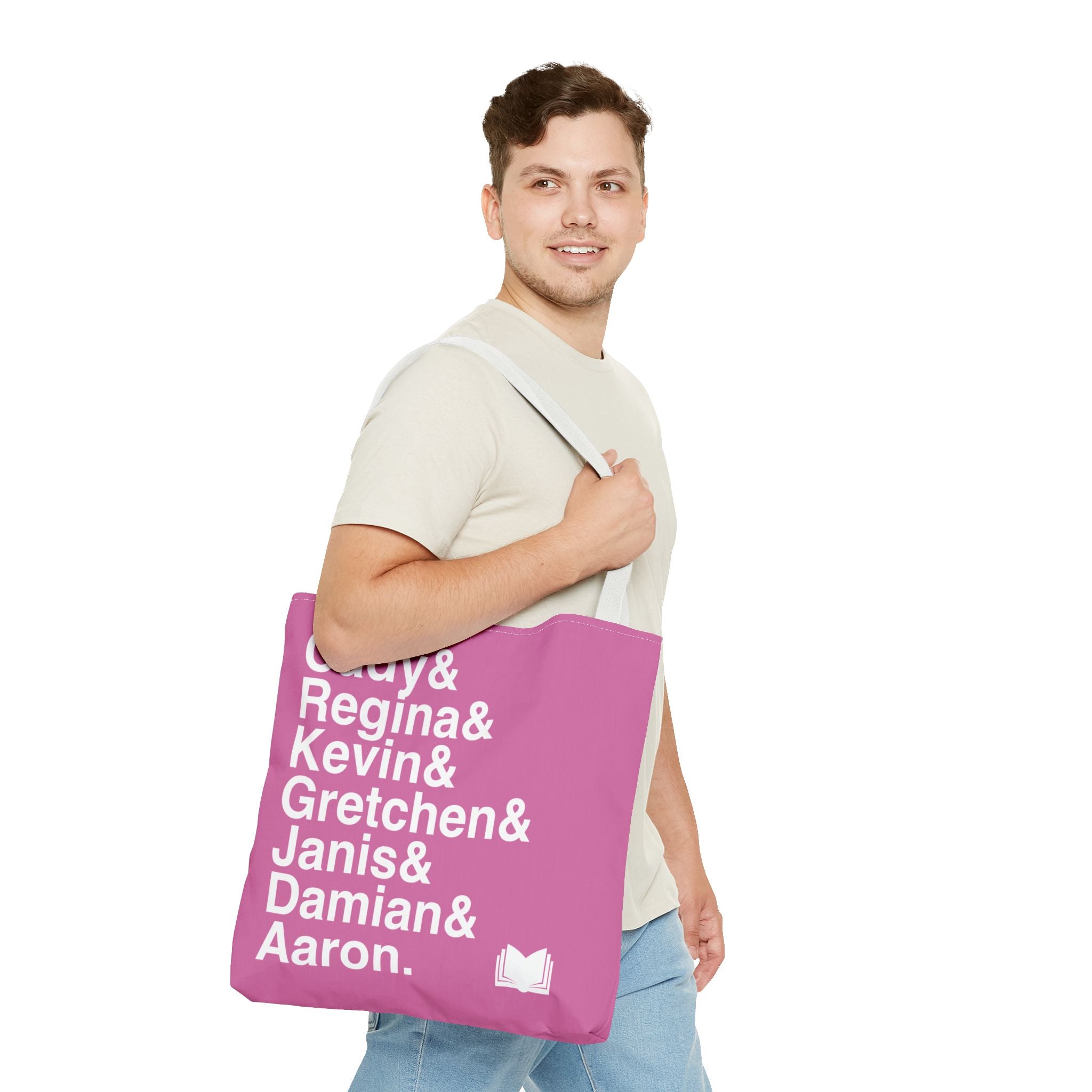 Mean Girls Tote Bag - The Plastics, Cady Heron Names List Bag | On Wednesdays We Wear Pink Broadway Musical Gift