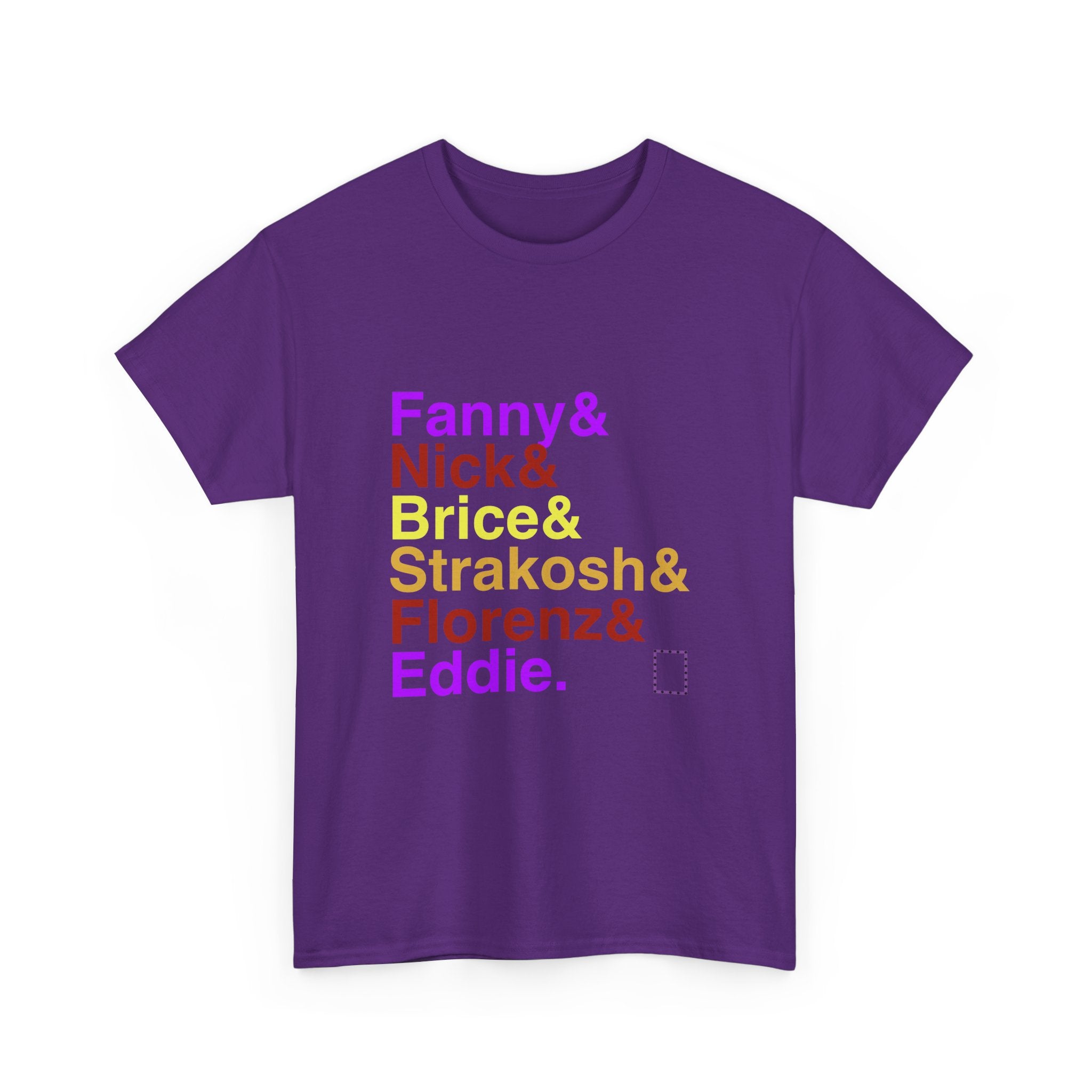 Funny Girl T-Shirt - Fanny Brice, Nick Arnstein Names List Tee | Don't Rain on My Parade Broadway Musical Gift