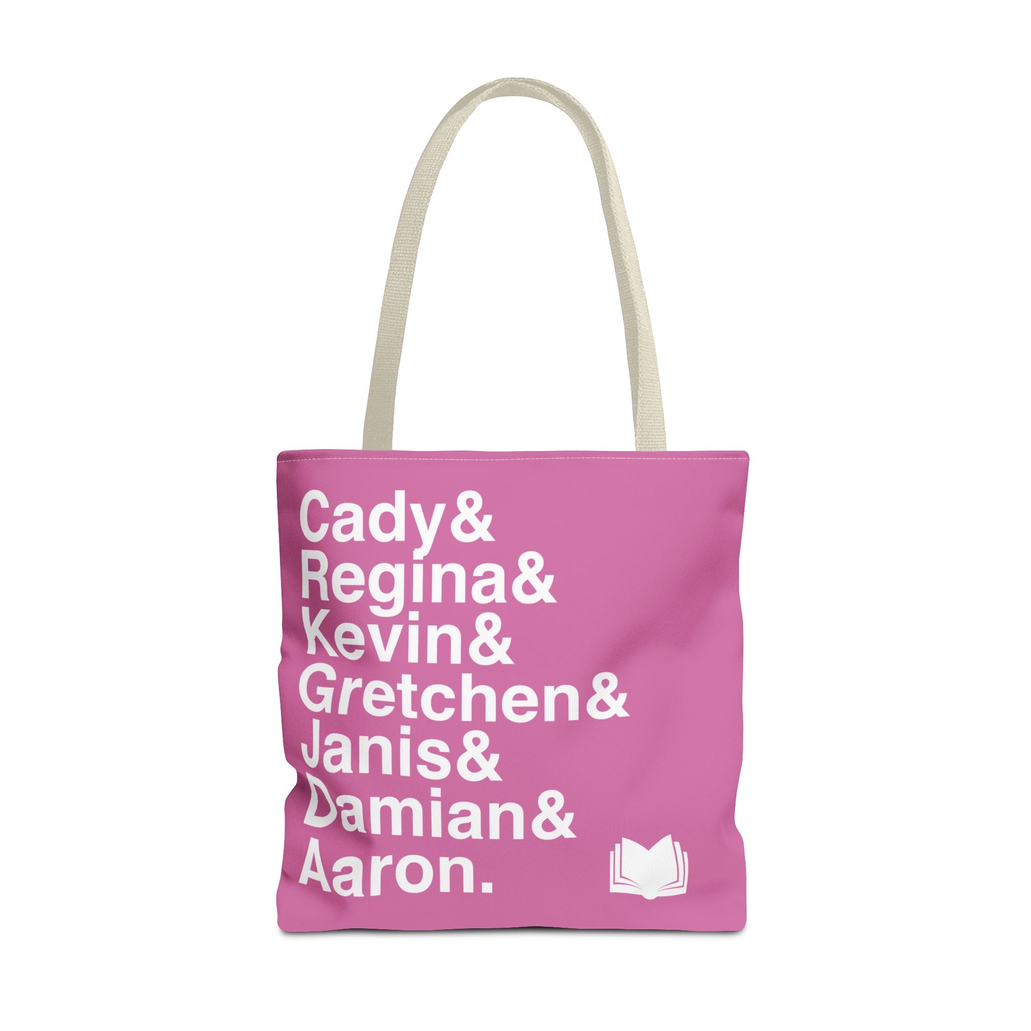 Mean Girls Tote Bag - The Plastics, Cady Heron Names List Bag | On Wednesdays We Wear Pink Broadway Musical Gift