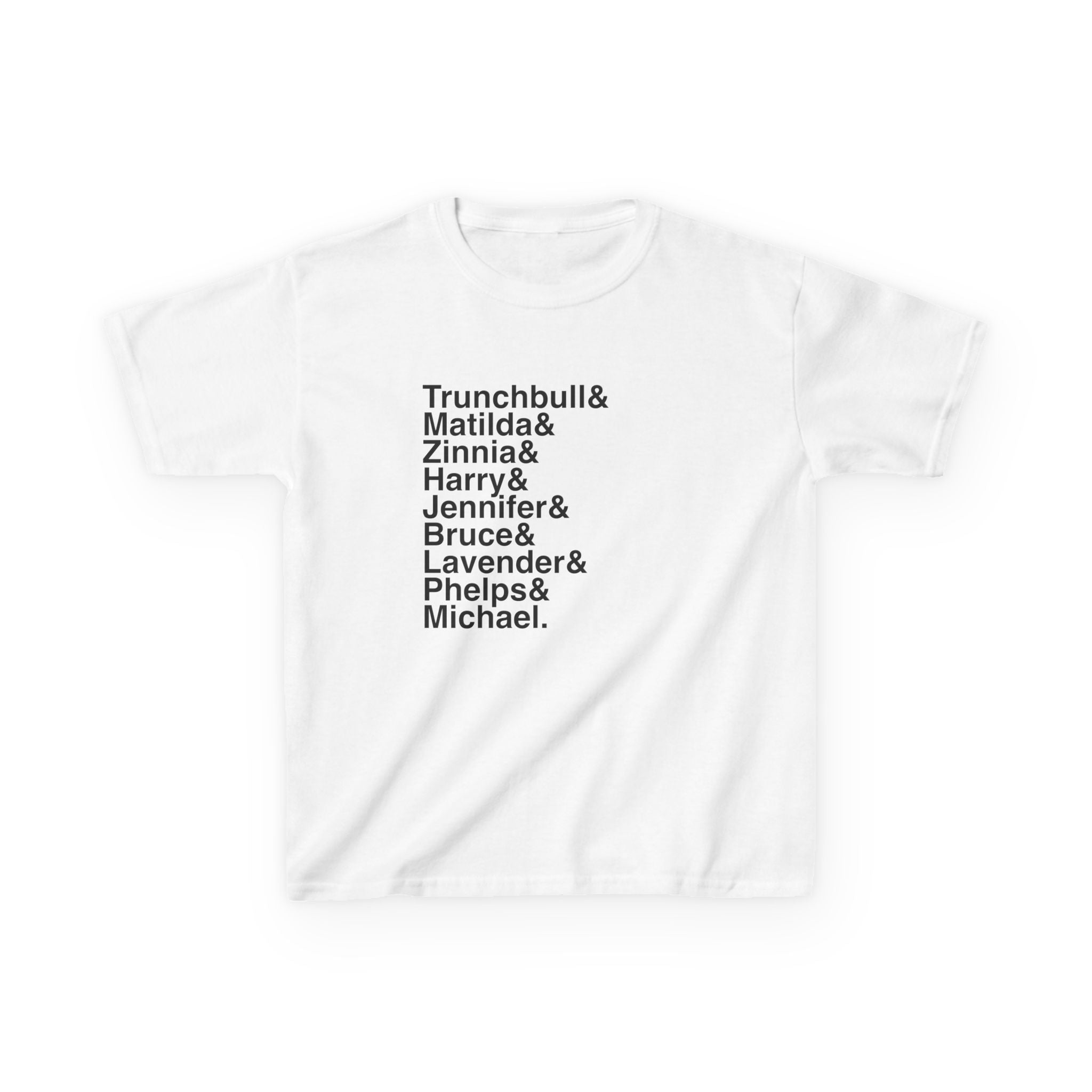 KIDS Matilda Broadway Musical Names List Tee, Broadway gift, Broadway Musical, Musical Theater Gift, Actor Shirt, cast gift